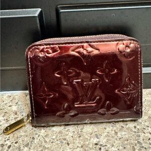 ***SOLD*** Louis Vuitton Deep Red Monogram Wallet